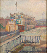 斯潘塞·戈尔（spencer-gore）1910-汉普斯特德-路-坎登镇-艺术印刷-精美的艺术复制品-墙-艺术-id-avuh98MF6