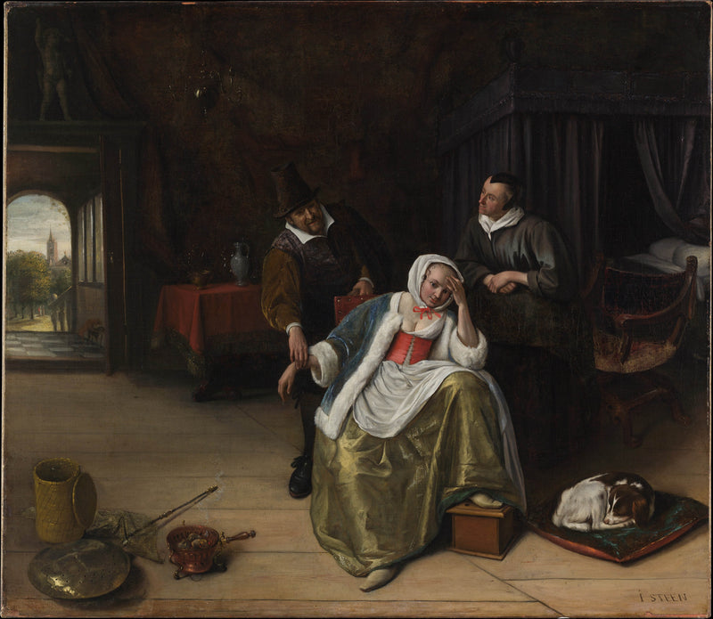 jan-steen-1660-the-lovesick-maiden-art-print-fine-art-reproduction-wall-art-id-avvg20wgr