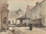 johannes-bosboom-1827-city-pleintje-art-print-fine-art-reprodukcja-wall-art-id-avx9i32nf