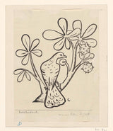 leo-gestel-1891-şabalıd ağacının budağında göyərçin