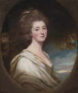 乔治·罗姆尼1780年的肖像-简·霍斯肯斯艺术印刷品-精美艺术复制品-墙艺术ID-AVXJXYRNV