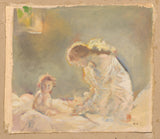 ჩარლზ-სიმსი-1926-ბავშვთა თაყვანისცემა-ხელოვნება-ბეჭდვა-სახვითი-ხელოვნება-რეპროდუქცია-კედლის ხელოვნება-იდ-ავზაოპუნტი