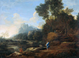 gaspard-dughet-1638-italiensk-landskapskonst-tryck-konst-reproduktion-väggkonst-id-aw0i5bazy