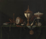 pieter-gerritsz-van-roestraeten-1680-natürmort-dəvəquşu-yumurta kuboku-və-the-witfield-heirlooms-art-print-incə-art-reproduksiya-divar-art-id-aw119m9j7