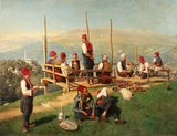 弗朗茨·莱奥·鲁本（Franz-leo-ruben）1897年土耳其咖啡在萨拉热窝艺术印刷精美的艺术复制品墙艺术idaw1in6ki3