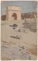 antoon-derkinderen-1887-arch-of-titus-in-rome-art-print-fine-art-reproduction-wall-art-id-aw2cca0i6