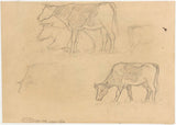 jozef-israels-1834-nghiên cứu-về-bò-nghệ thuật-in-mỹ thuật-nghệ thuật-sinh sản-tường-nghệ thuật-id-aw4axhio5