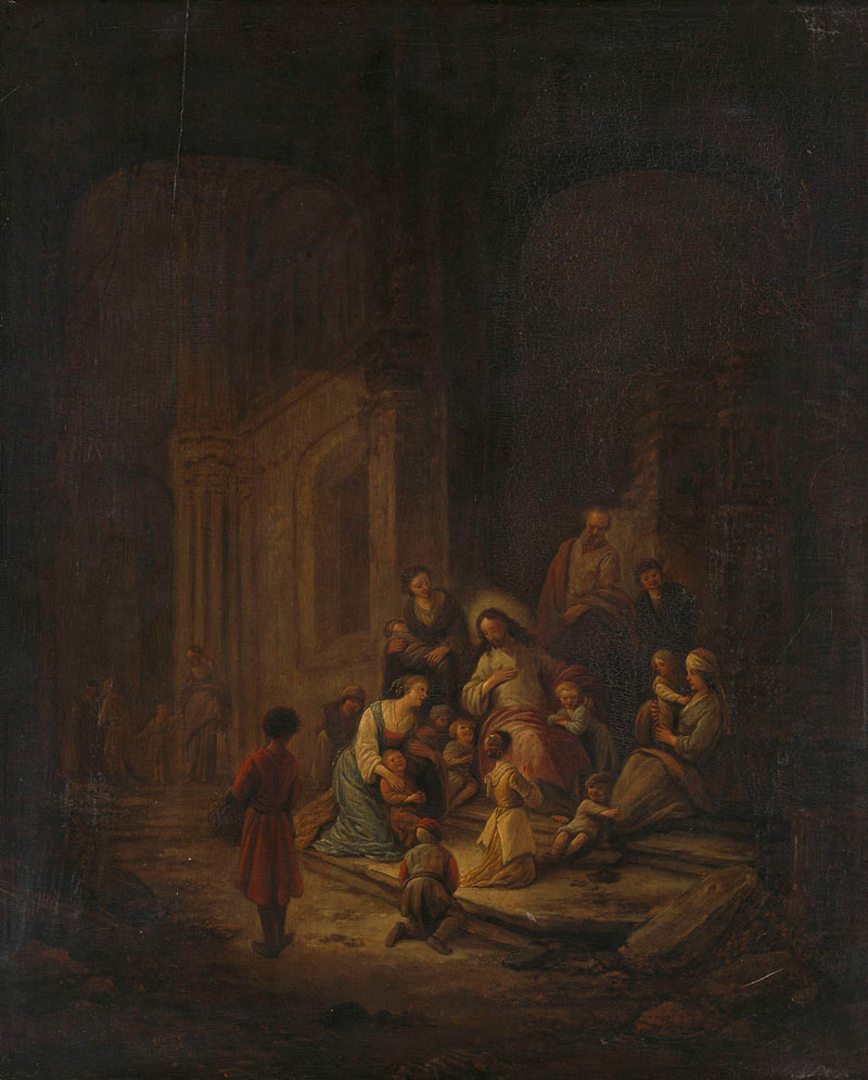 jacob-de-wet-i-1640-christ-blessing-the-little-children-art-print-fine-art-reproduction-wall-art-id-aw57eakhj