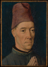 dieric-bouts-1470-portrait-of-a-man-kuns-druk-fyn-kuns-reproduksie-muurkuns-id-aw57f4p6x