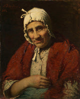 梅傑-伊薩克-德-哈恩-1880-老猶太婦女藝術印刷美術複製品牆藝術 id-aw57yrurj