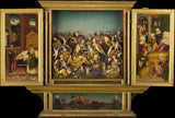 अज्ञात-1548-वर्जिन-कला-प्रिंट-ललित-कला-पुनरुत्पादन-दीवार-कला-आईडी-aw6a490bw के जीवन के दृश्यों के साथ