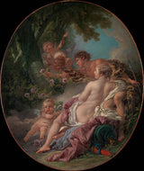 Francois-Boucher-1763-angeliky-and-Medoro-art-print-fine-art-reprodukčnej-wall-art-id-aw6uc9bn5
