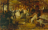 victor-gabriel-gilbert-1890-el-mercat-de-la-magdalena-impressió-art-reproducció-reproducció-de-paret
