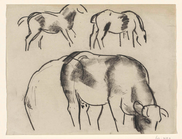 leo-gestel-1891-sketch-journal-with-horses-and-a-cow-art-print-fine-art-reproduction-wall-art-id-aw7pz8ad6
