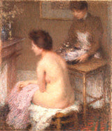 ernest-laurent-1903-sau khi tắm-nghệ thuật-in-mỹ thuật-tái sản-tường-nghệ thuật-id-aw83r1p18