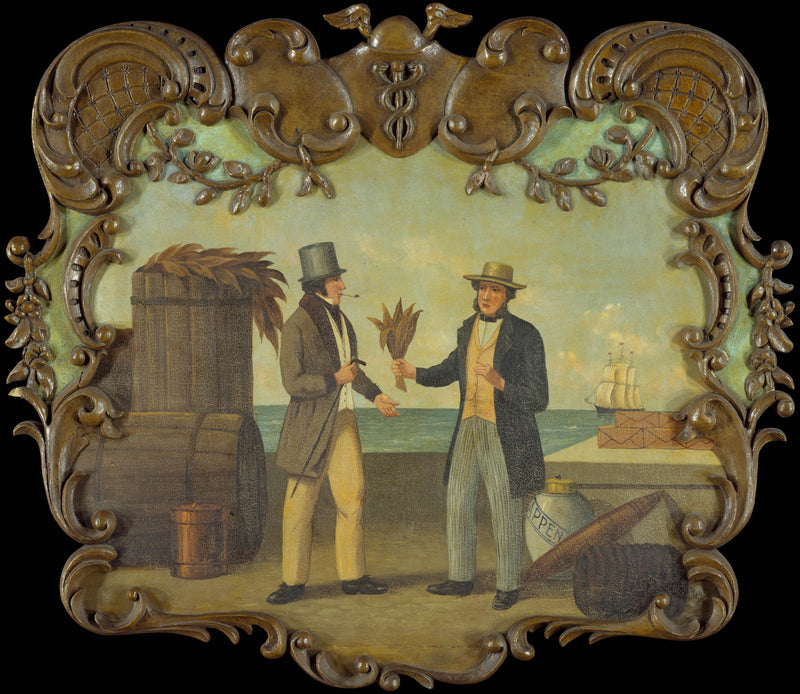 unknown-1850-tobacco-sign-art-print-fine-art-reproduction-wall-art-id-aw9h458t4