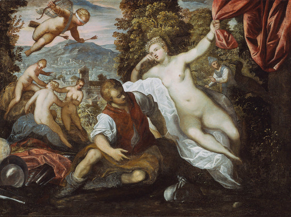 domenico-tintoretto-1595-venus-and-mars-with-cupid-and-the-three-graces-in-a-landscape-art-print-fine-art-reproduction-wall-art-id-awaglpodj