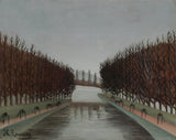 亨利·盧梭-1905-勒運河藝術印刷美術複製品牆藝術 id-awahk7jcd