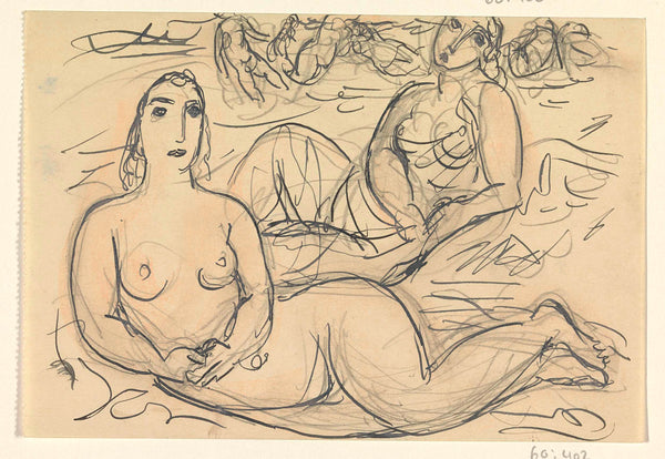 leo-gestel-1891-sketch-leaf-with-two-women-on-the-water-art-print-fine-art-reproduction-wall-art-id-awaurwte7