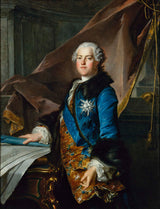 louis-tocque-1755-ritratto-di-abel-poisson-marquis-de-marigny-1727-1781-sovrintendente-degli-edifici-reali-stampa-d'arte-riproduzione-d'arte-arte da parete
