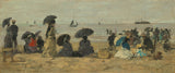 尤金-布丹-1877-海灘藝術印刷精美藝術複製品牆藝術 id-awbbfjaup