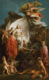 pompeo-girolamo-batoni-1745-czas-odsłaniania-prawdy-sztuki-druk-reprodukcja-dzieł sztuki-sztuka-ścienna-id-awbdsp180
