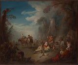 让·巴蒂斯特·约瑟夫·帕特1725部队在休息的艺术印刷精美的艺术复制品墙艺术idawc1rcgrb