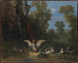 jean-baptiste-oudry-1753-kaczki-odpoczywające-w-słońcu-sztuka-druk-reprodukcja-dzieł sztuki-wall-art-id-awc24y1z3