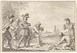 雅各布斯購買 1782 伯爵弗洛里斯 V 找到他父親威廉二世的屍體藝術印刷精美藝術複製牆藝術 id awcyu7et7
