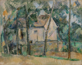 paul-Cezanne-casa-si-copaci-casa-si-arbori-art-print-fin-art-reproducere-wall-art-id-awd8dcbz9