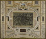 皮埃爾·維克多·加蘭-1890-酒店大廳草圖-城市維里耶-藝術印刷-美術複製品-牆壁藝術