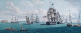 Thomas-Thompson-1820-americko-loď-Franklin-with-a-pohľad-of-the-bay-of-new-york-art-print-fine-art-reprodukčnej-wall-art-id-awdpscox4