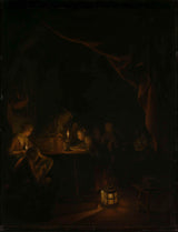 gerard-dou-1660-the-night-school-art-print-fine-art-reproduction-wall-art-id-awdvulegc