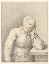 jean-bernard-1775-donna-anziana-addormentata-con-la-testa-in-mano-stampa-d'arte-riproduzione-d'arte-arte-da-parete-id-awdw9jo7p