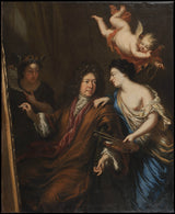 大衛-克洛克-埃倫斯特拉爾-1691-自畫像-帶有寓言-藝術印刷-精美藝術複製品-牆藝術-id-awe3jwwb7
