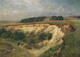 hugo-darnaut-1900-the-sand-pit-art-print-fine-art-reprodução-arte-de-parede-id-awe6wdeq1