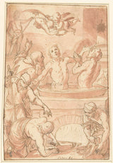 onbekend-1500-marteling-van-heiligen-crispin-en-crispinian-kunstprint-fine-art-reproductie-muurkunst-id-awejtbejf
