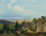 johans-nepomuk-passini-1843-the-wiener-neustadt-heide-seen-from-wetzel-village-art-print-fine-art-reproduction-wall-art-id-awfhc1naf