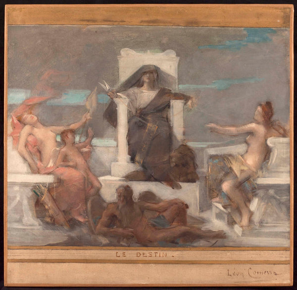 leon-francois-comerre-1884-sketch-for-the-hall-of-the-town-hall-of-the-4th-the-fate-art-print-fine-art-reproduction-wall-art