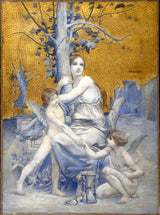 luc-olivier-merson-1896-alegorija-vrijeme-umjetnost-print-likovna-reprodukcija-zidna-umjetnost