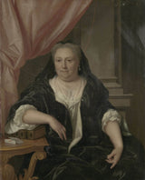 philip-van-dijk-1725-portrait-of-mary-citters-wife-of-caspar-adriaen-art-print-fine-art-reproduction-wall-art-id-awjs0o341