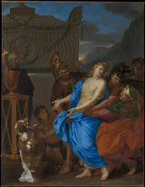 查爾斯·勒·布倫-1647-波呂克塞納的犧牲藝術印刷品美術複製品牆藝術 ID-awk4vj1xu