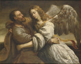 jurgen-ahjud-17. sajand-jaakob-võitlevad ingli-kunsti-print-kujutava kunsti-reproduktsiooni-seina-kunsti-id-awkkt5akb vastu