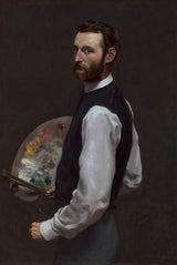 弗雷德里克·巴齊耶-1866-自畫像-藝術-印刷-精美-藝術-複製品-牆-藝術-id-awkuuh1go