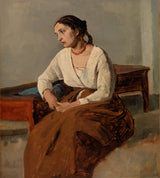 Jean-Baptiste-Camille-Corot-Melancholy-Woman-Italian-Rome-Melancholic-Italian-Rome-Art-Print-Fine-Art-Reprodução-Wall-Art-Id-awl0xk4ml