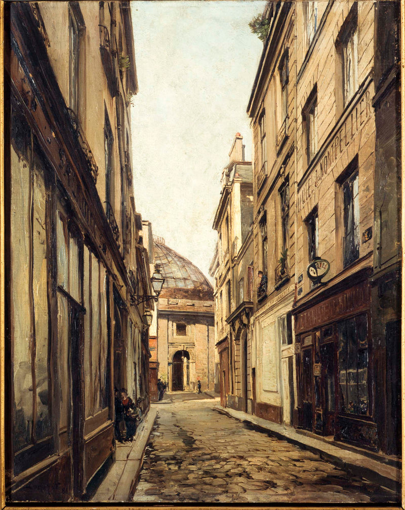 maurice-emmanuel-lansyer-1886-the-sauval-street-art-print-fine-art-reproduction-wall-art