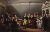 约翰-特朗布尔-1824 年-华盛顿将军辞职-23 年 1783 月 18 日-艺术印刷品美术复制品墙艺术 id-awlkuzuXNUMX
