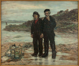 讓-弗朗索瓦-拉斐利-1893 年-蘇格蘭漁民藝術印刷品美術複製品牆壁藝術