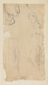 willem-maris-1854-standing-girl-and-other-studies-art-print-fine-art-reproduction-wall-art-id-awmj083pi