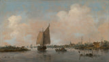 Јан-ван-Гојен-1648-Река-Поглед-уметност-принт-ликовна-репродукција-зид-уметност-ид-авмвн6дк2